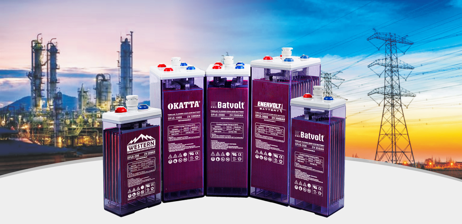 Lead-acid 2V OPzS tubular flooded batteries to DIN standard for UPS and solar energy storage.jpg Lead-acid 2V OPzS tubular flooded batteries to DIN standard for UPS and solar energy storage.jpg